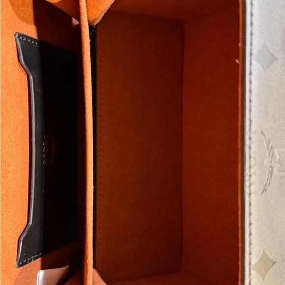 MCM Black Logo Trunk Crossbody with Gold Hardware - Picture 10 of 10